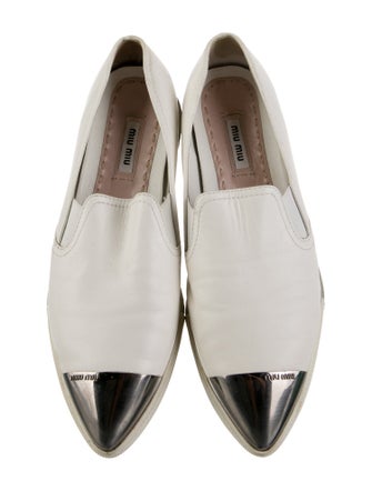 Miu Miu Leather Loafers