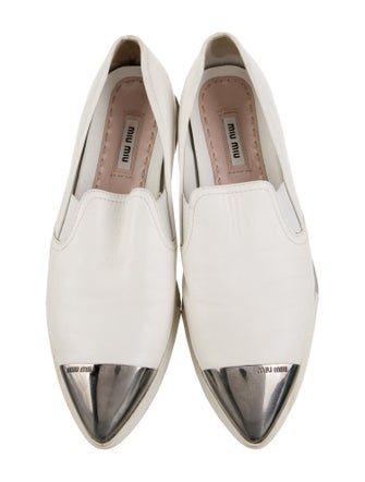 Miu Miu Leather Loafers