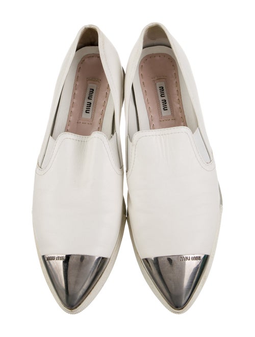 Miu Miu Leather Loafers