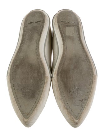 Miu Miu Leather Loafers