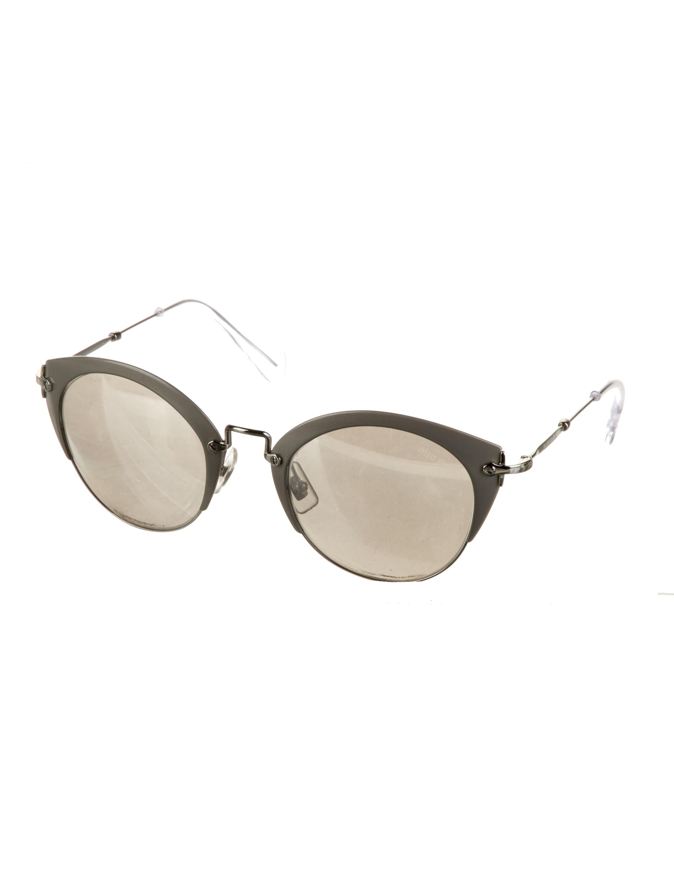 Miu Miu Cat-Eye Tinted Sunglasses