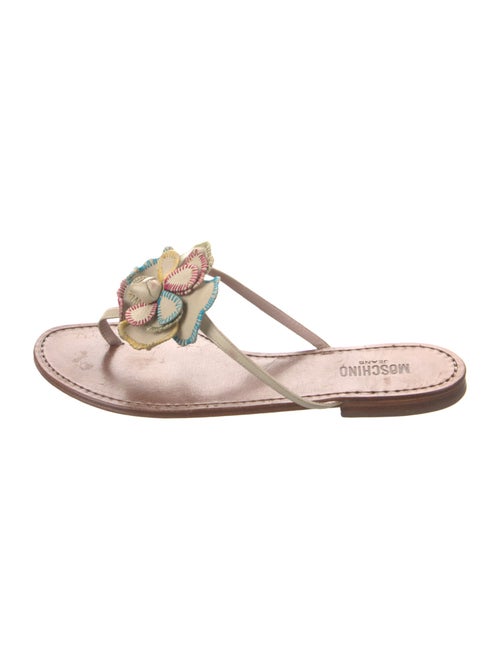 Miu Miu Leather Flip Flops