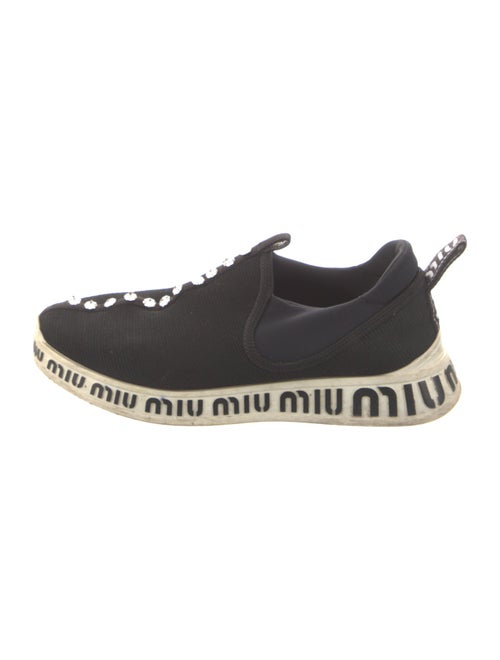 Miu Miu Crystal Embellishments Sneakers