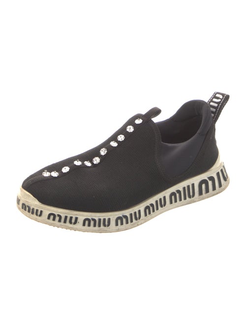 Miu Miu Crystal Embellishments Sneakers