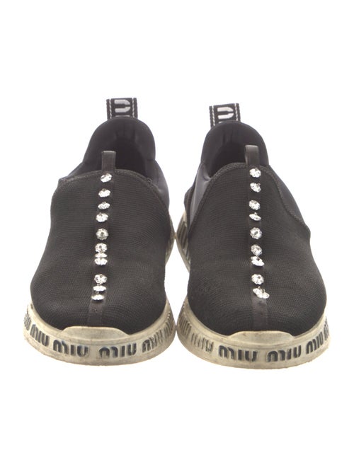 Miu Miu Crystal Embellishments Sneakers