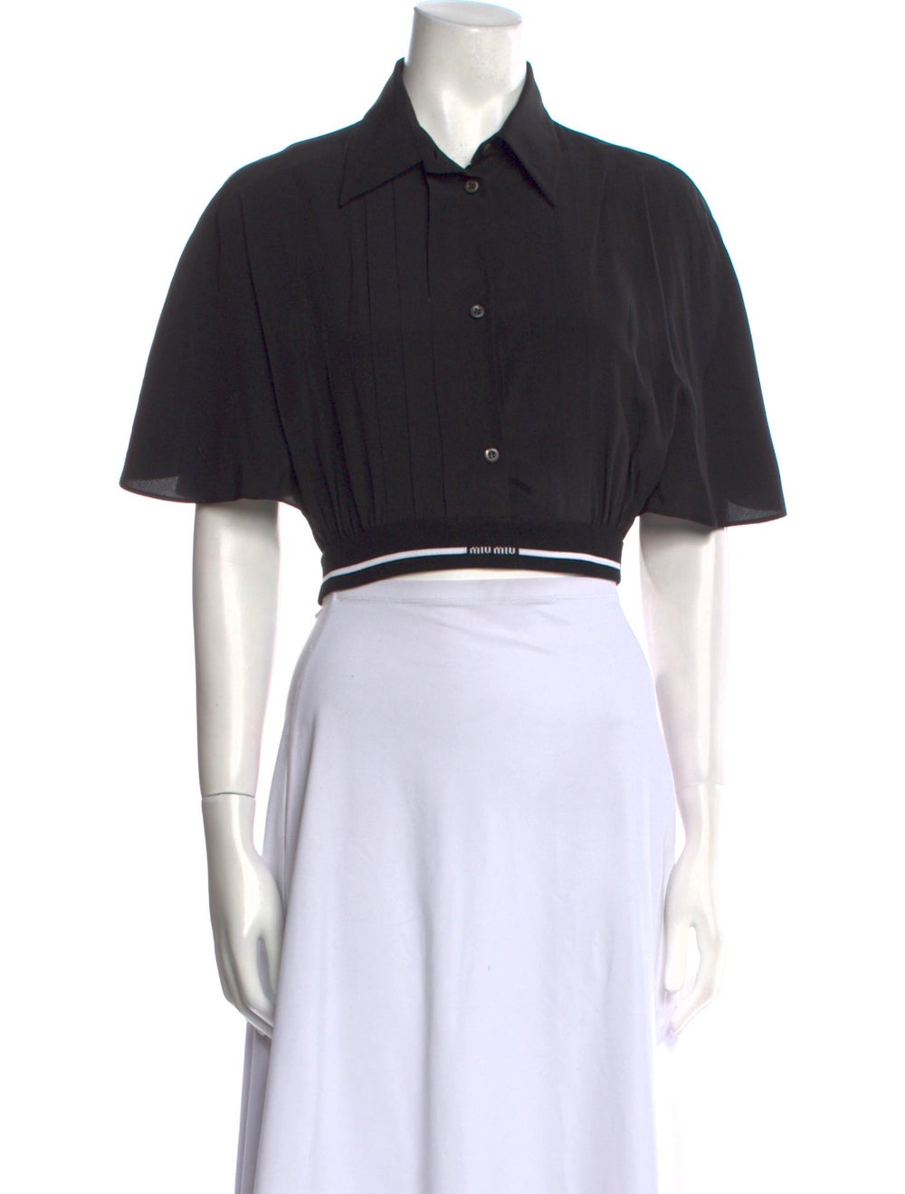 Miu Miu Silk Crop Top From the Resort 2023 Collec… - image 1