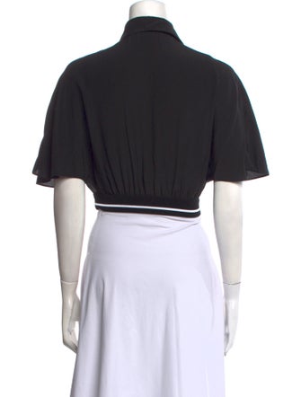 Miu Miu 2023 Silk Crop Top