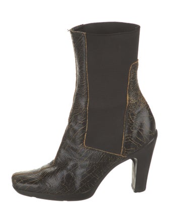 Miu Miu Leather Chelsea Boots