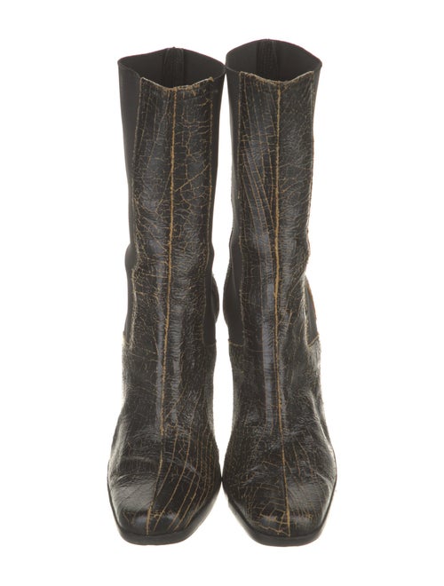 Miu Miu Leather Chelsea Boots