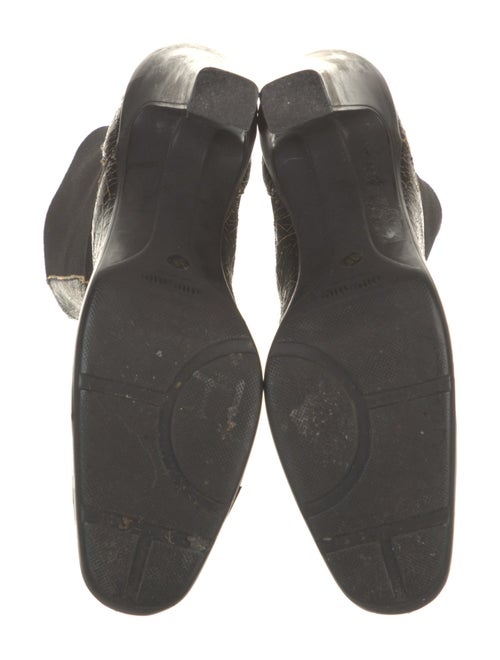 Miu Miu Leather Chelsea Boots