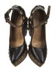 Miu Miu Patent Leather Studded Accents Pumps
