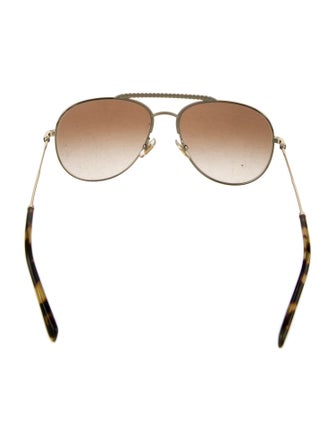 Miu Miu Aviator Gradient Sunglasses
