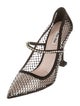 Miu Miu Crystal Embellishments Pumps