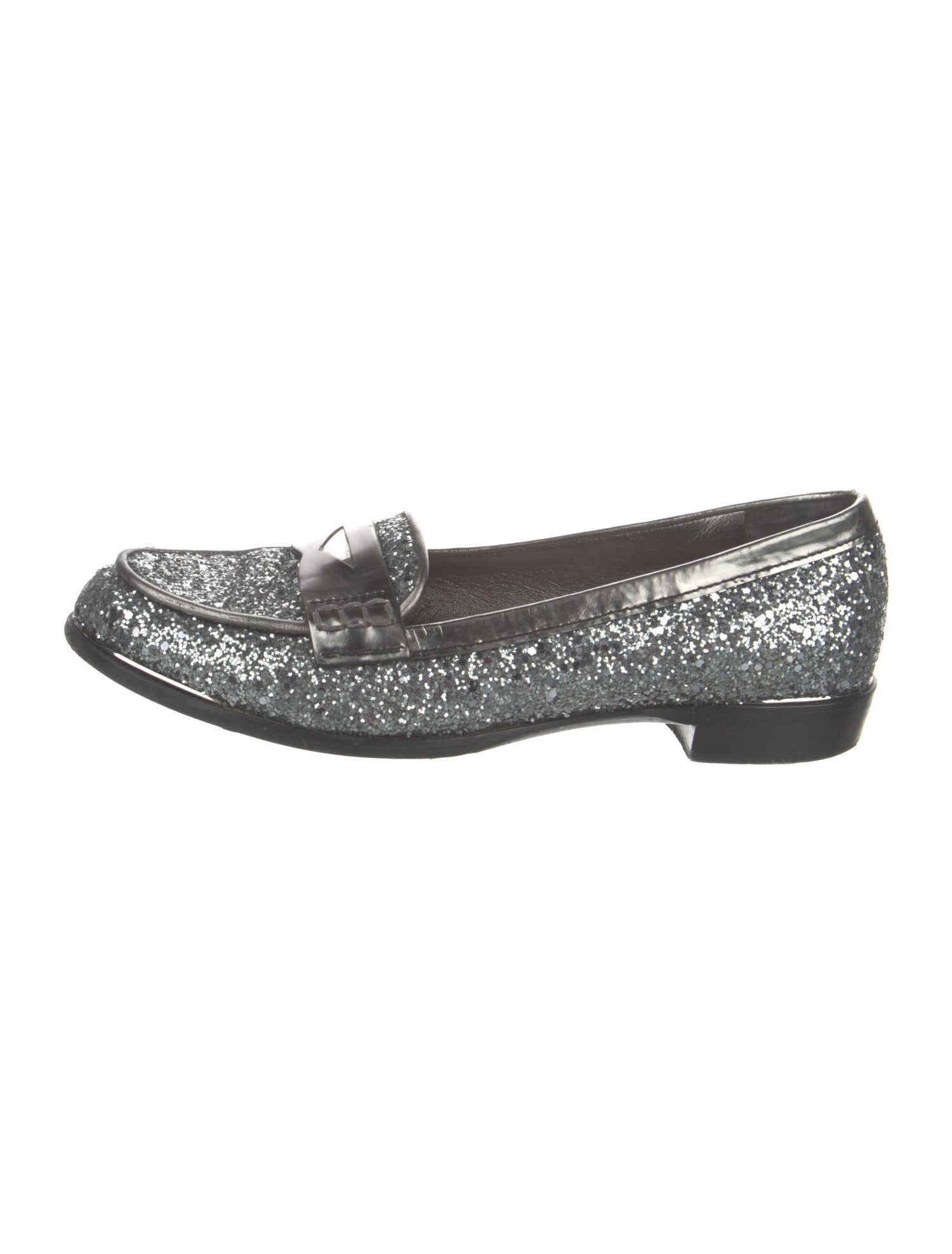 Miu Miu Glitter Loafers