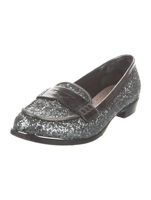 Miu Miu Glitter Loafers