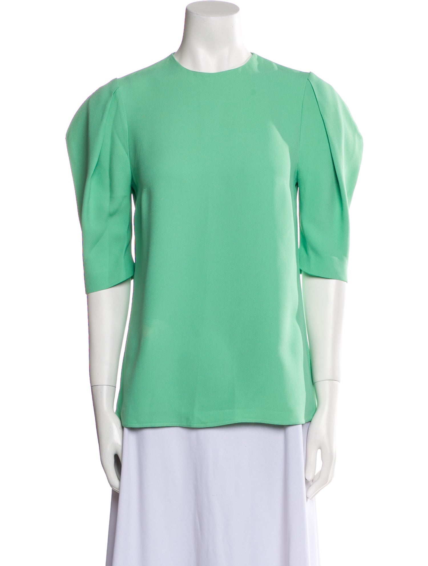 Miu Miu Late 2000's - Early 2010's Crew Neck Blouse