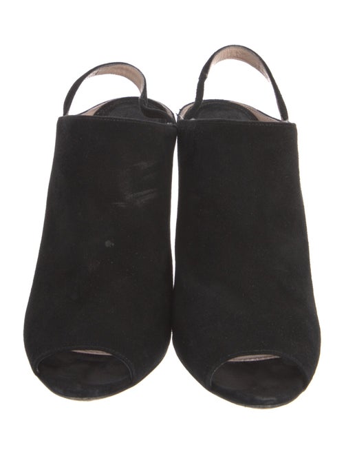 Miu Miu Suede Slingback Sandals