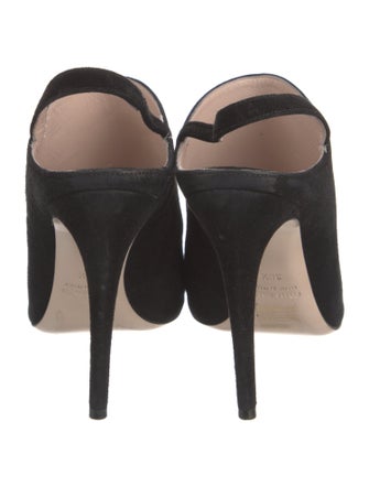 Miu Miu Suede Slingback Sandals