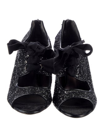 Miu Miu Glitter Pumps