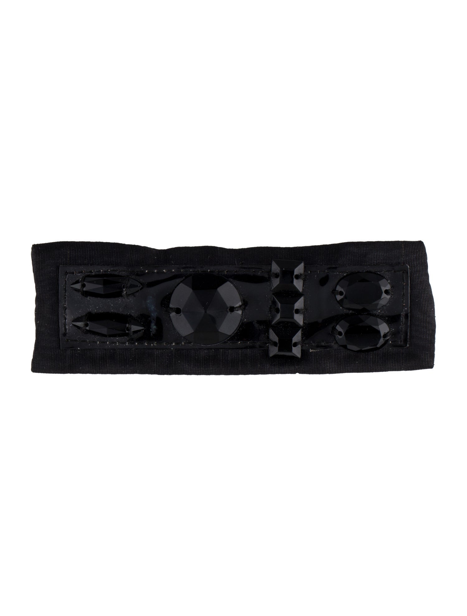 Miu Miu Crystal & Fabric Brooch