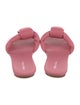 Miu Miu Leather Slides
