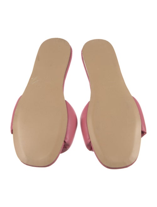 Miu Miu Leather Slides