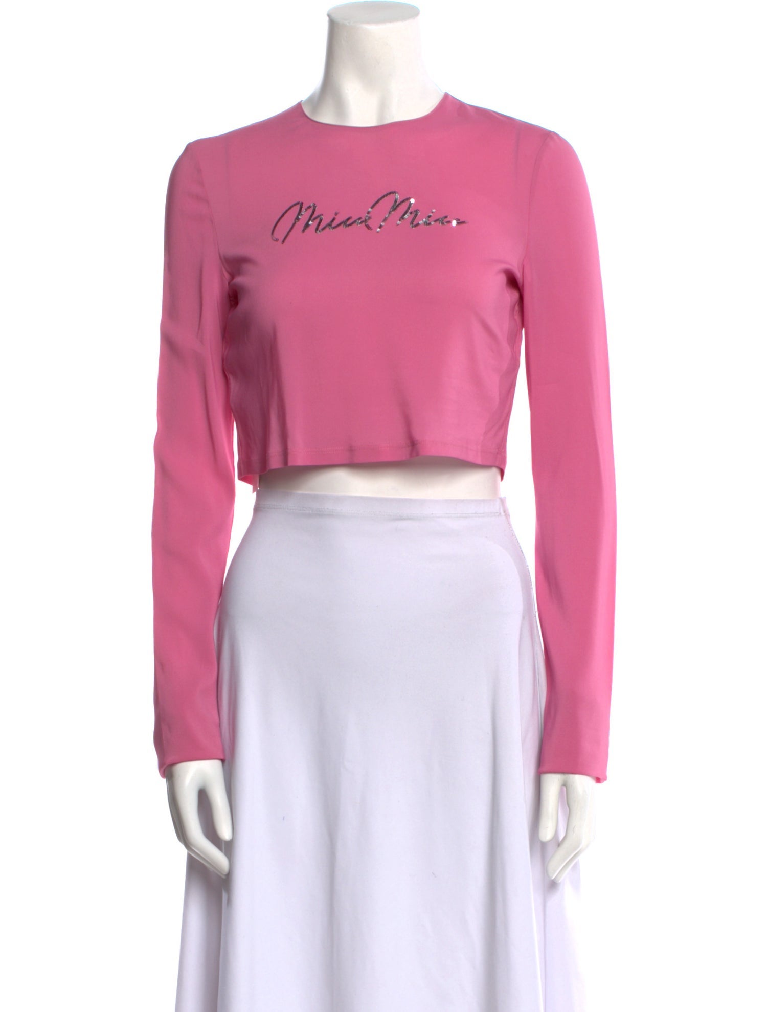 Miu Miu 2022 Graphic Print Crop Top w/ Tags