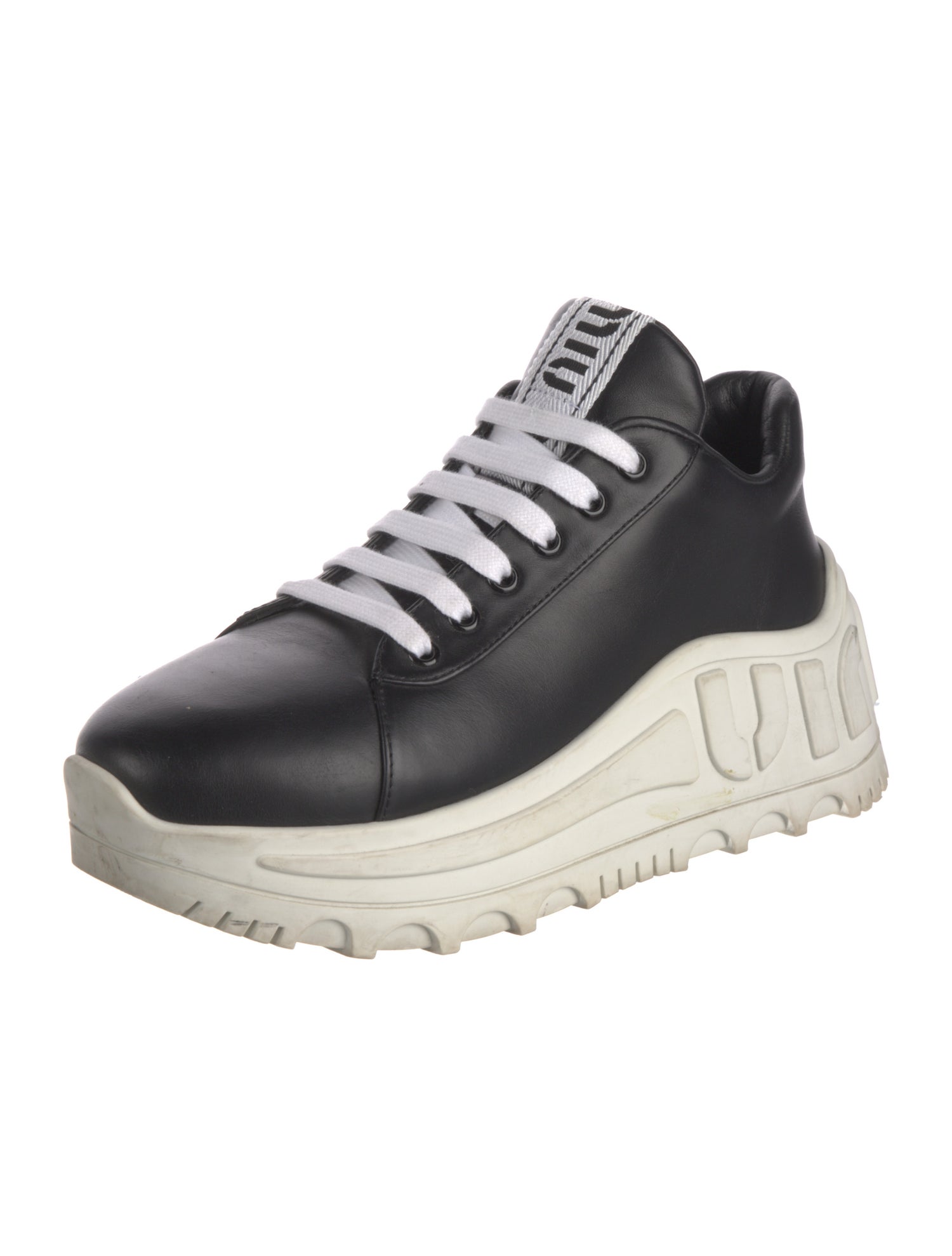 Miu Miu Leather Sneakers