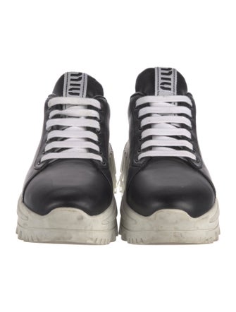 Miu Miu Leather Sneakers