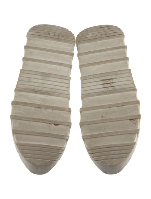 Miu Miu Leather Sneakers