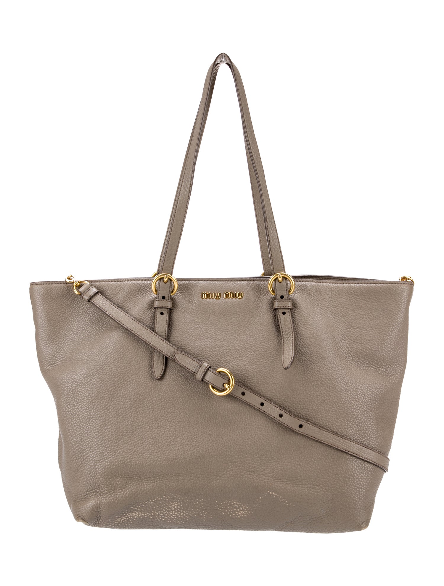 Miu Miu Leather Tote