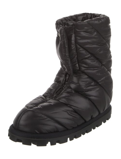 Miu Miu Nylon Lace-Up Boots