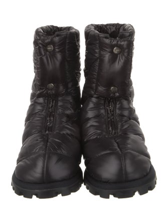 Miu Miu Nylon Lace-Up Boots