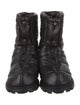 Miu Miu Nylon Lace-Up Boots