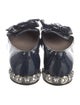 Miu Miu Patent Leather Bow Accents Loafers
