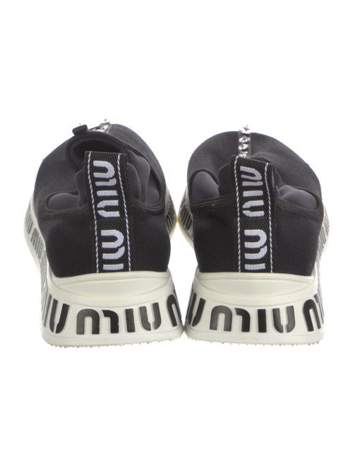 Miu Miu Crystal Embellishments Sneakers