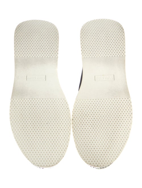 Miu Miu Crystal Embellishments Sneakers