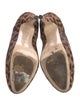 Miu Miu Ponyhair Animal Print Lace-Up Boots