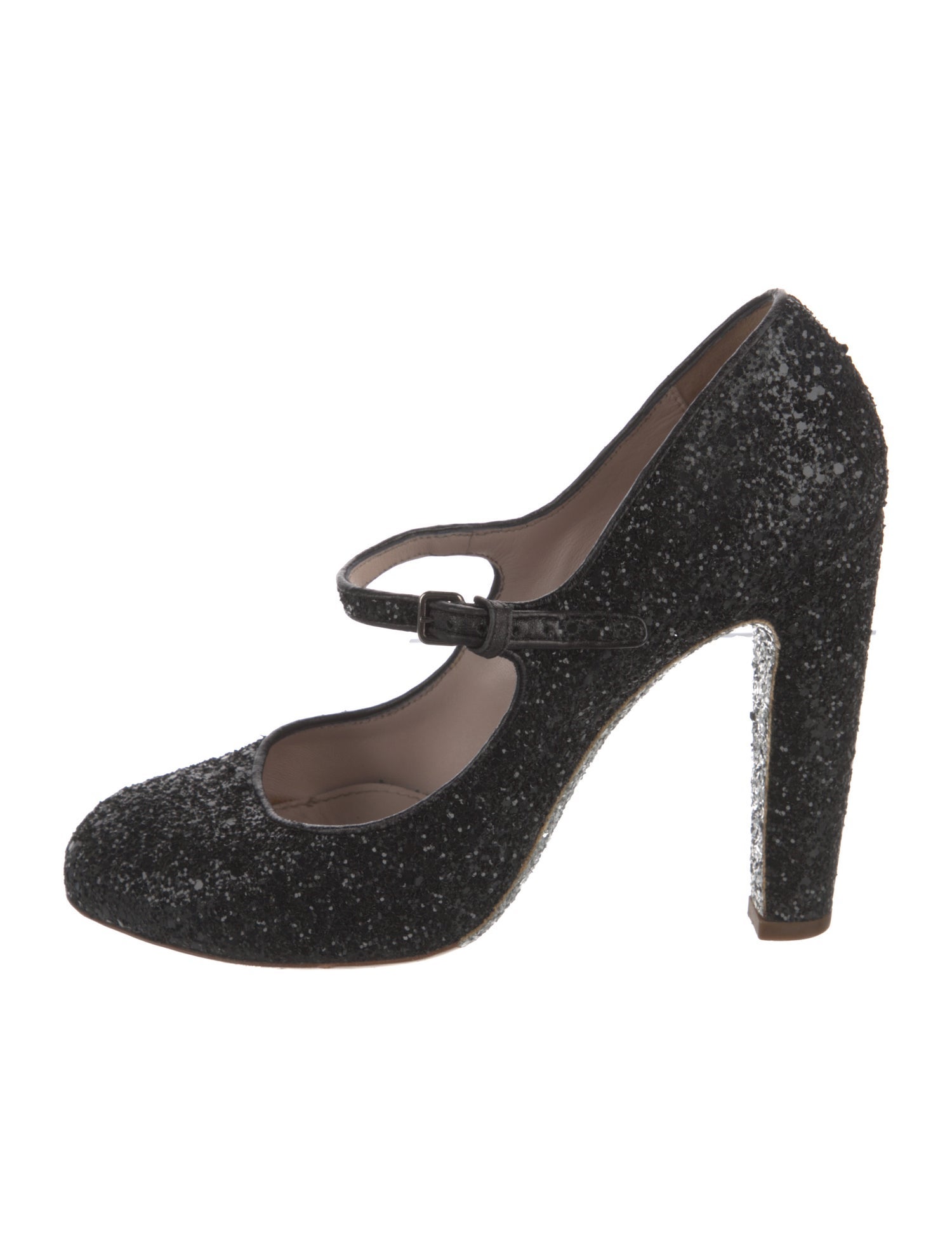 Miu Miu Glitter Glitter Accents Pumps