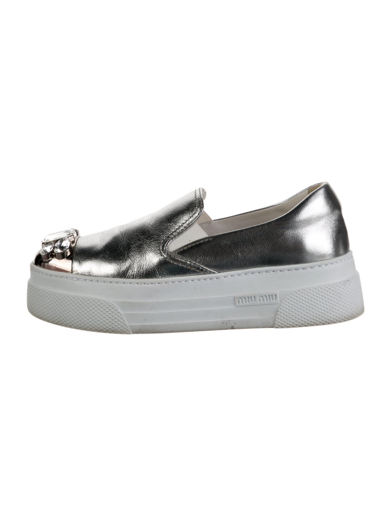 Miu Miu Patent Leather Loafer Sneakers