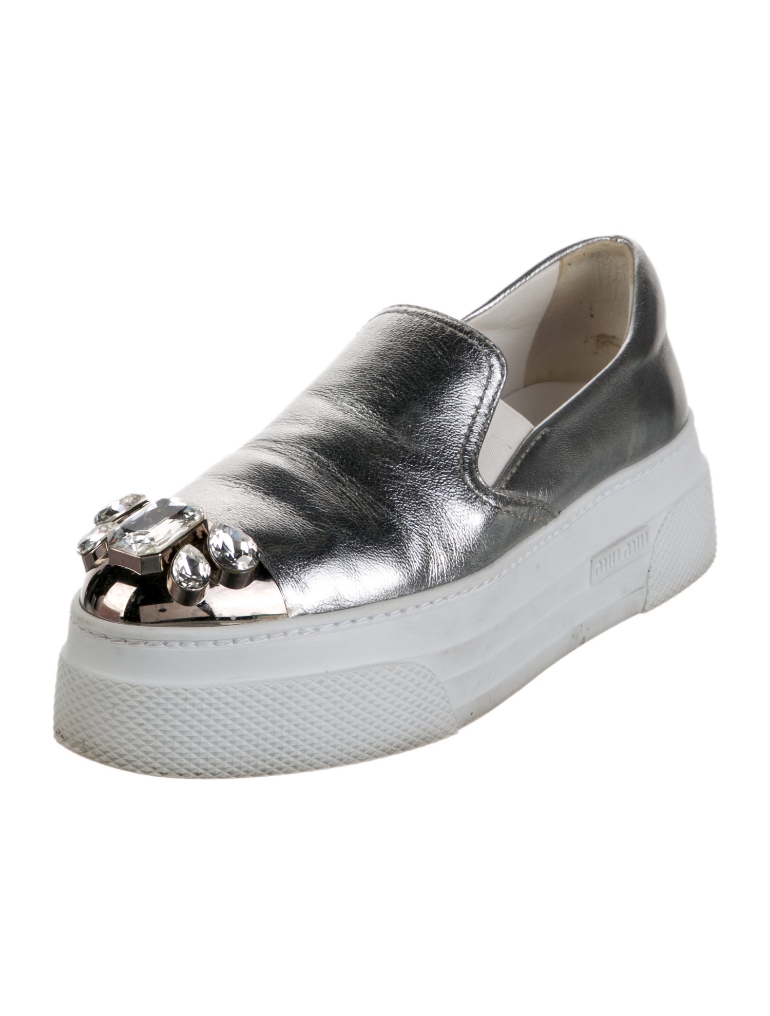 Miu Miu Patent Leather Loafer Sneakers