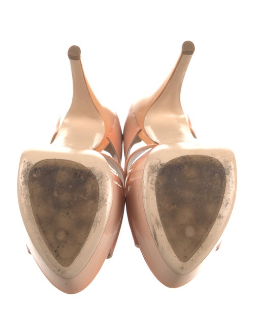 Miu Miu Patent Leather Slingback Sandals