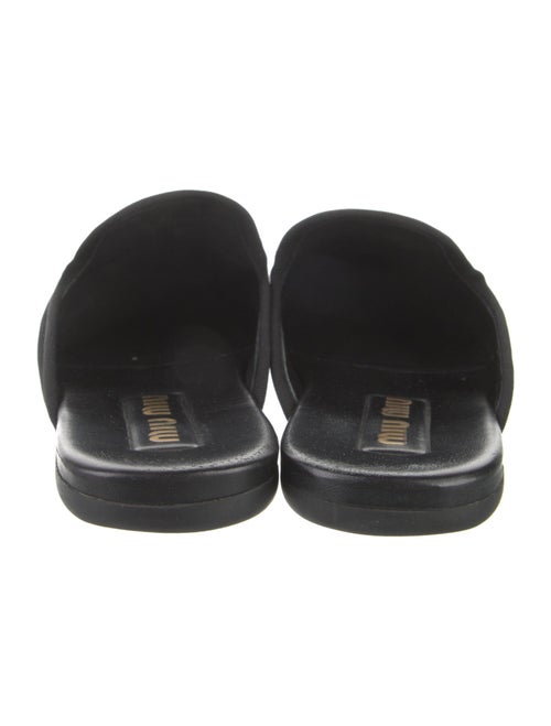 Miu Miu Leather Printed Mules