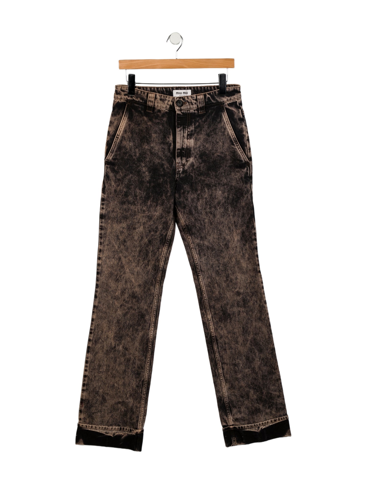 関税・送料込 MIU MIU Straight cut ジーンズ Miu Miu Jeans for Women | Online Sale up to 41% off | Lyst