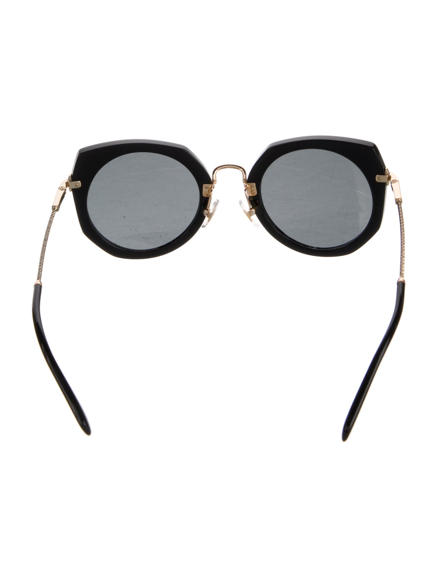 Miu Miu Oversize Tinted Sunglasses