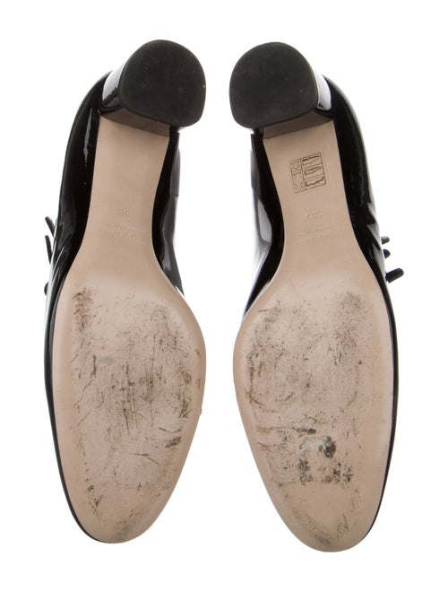 Miu Miu Patent Leather Crystal Embellishments Pumps