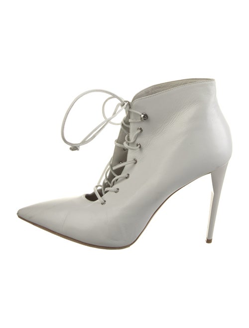 Miu Miu Leather Lace-Up Boots