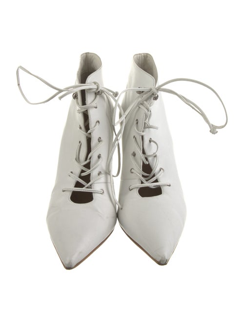 Miu Miu Leather Lace-Up Boots