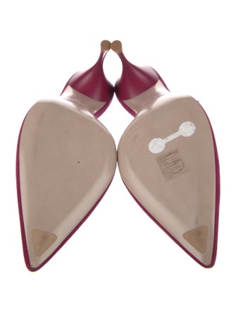 Miu Miu Suede Crystal Embellishments Mules