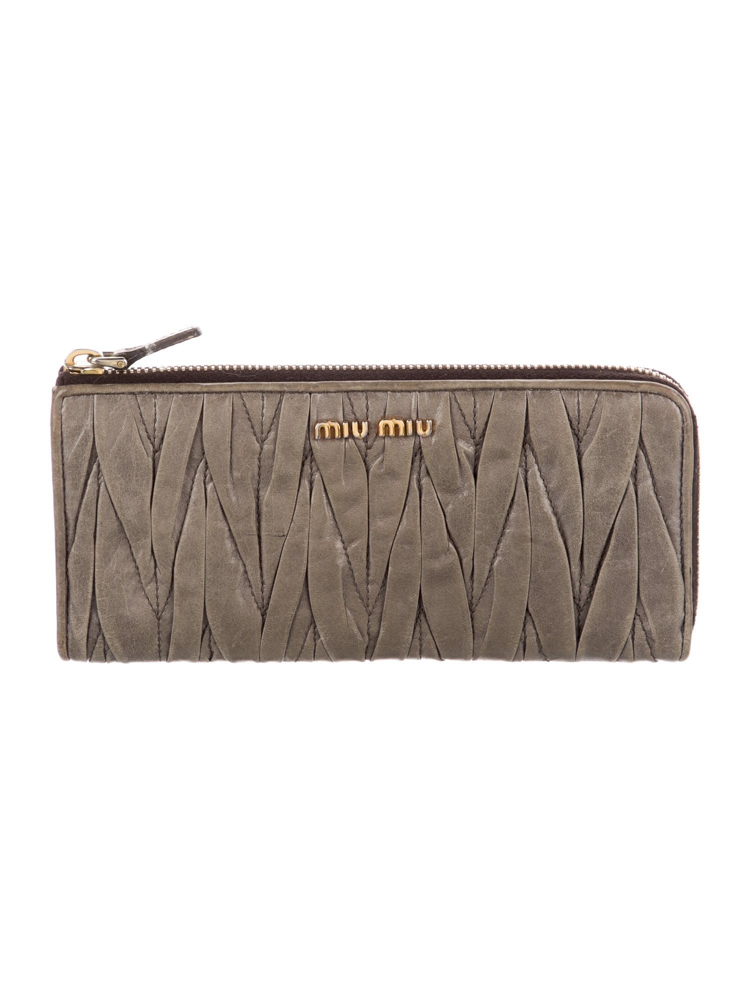 Miu Miu Leather Continental Wallet
